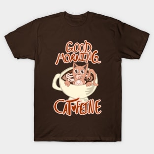 Good Morning Cat•Feine V21 T-Shirt